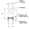 PTFE compensator&nbsp;&nbsp;|&nbsp;&nbsp;2 golven